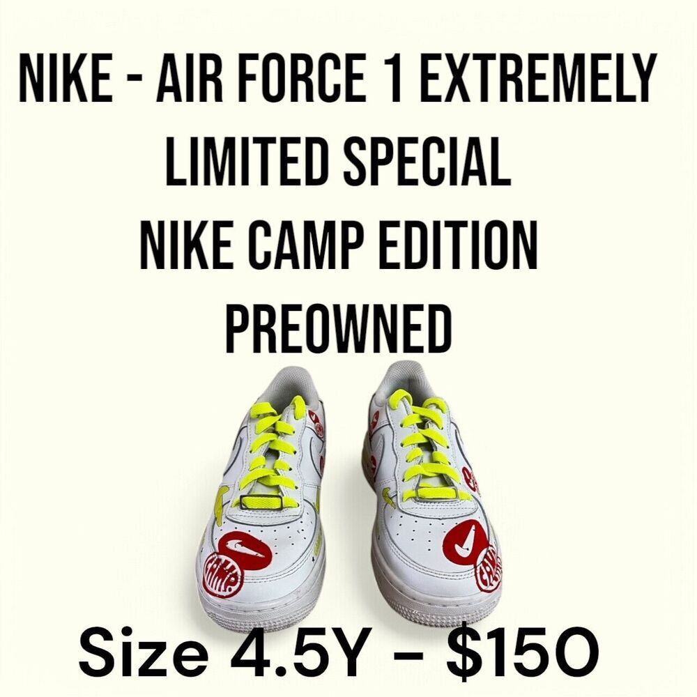 AirForce1 Since 82 Camp Girls 4.5Y Probably The OnlyOne You Will Find DH2920-111